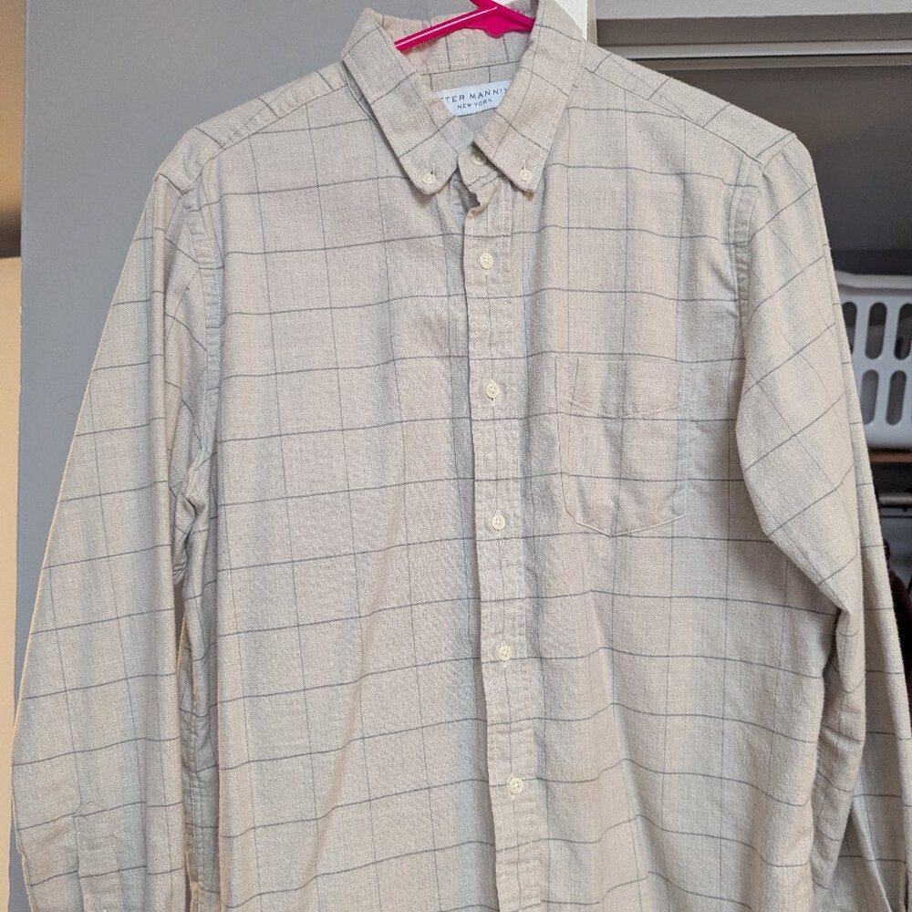 Peter Manning 2X long sleeve button down flannel shirt